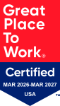 Great Place To Work Certification Badge - US